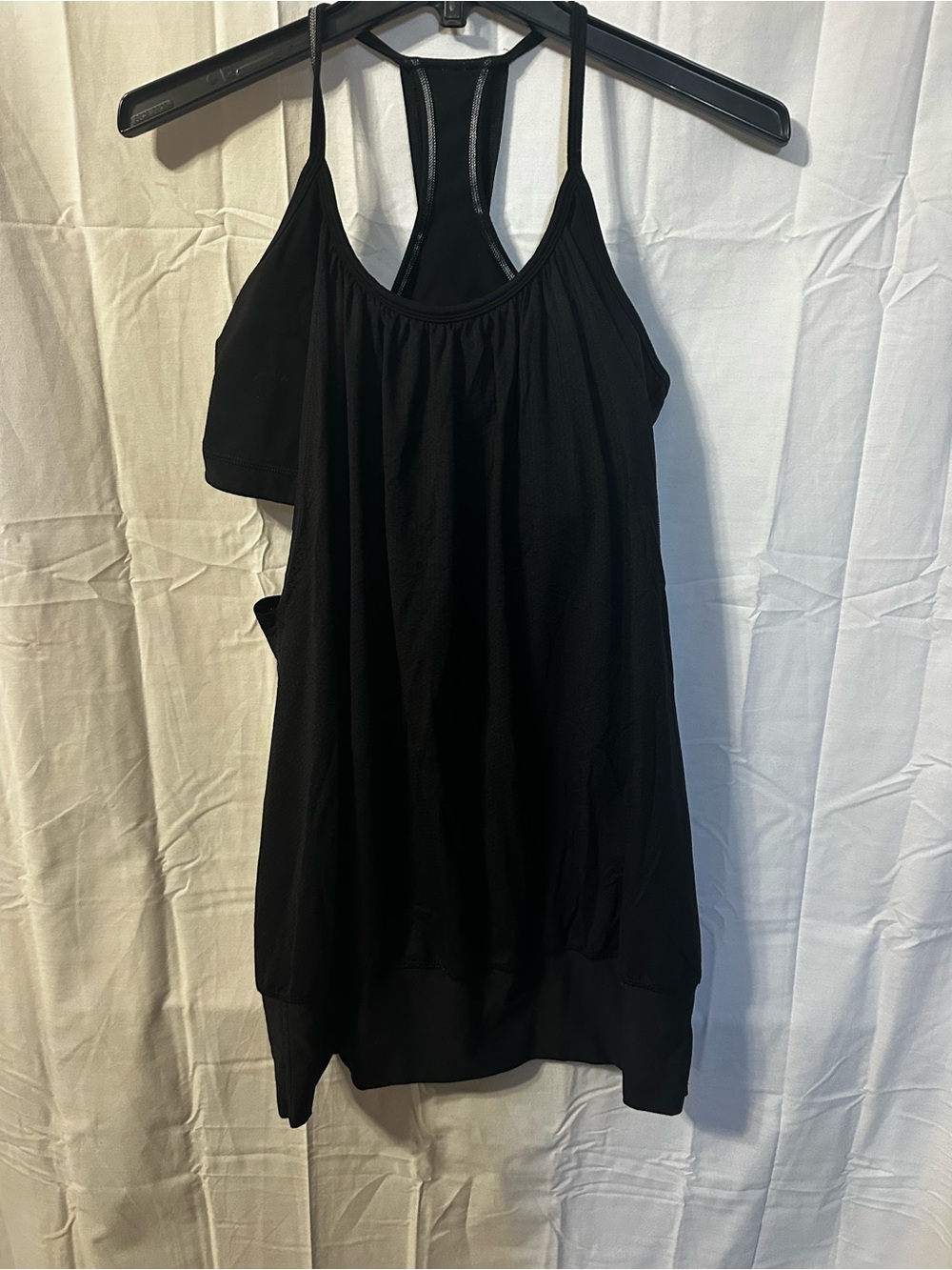 Black Racerback Tank Top size 10